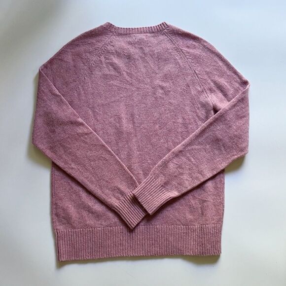 J.Crew Lambswool Supersoft Crewneck Sweater Pink Marl Men’s Small - Picture 4 of 6